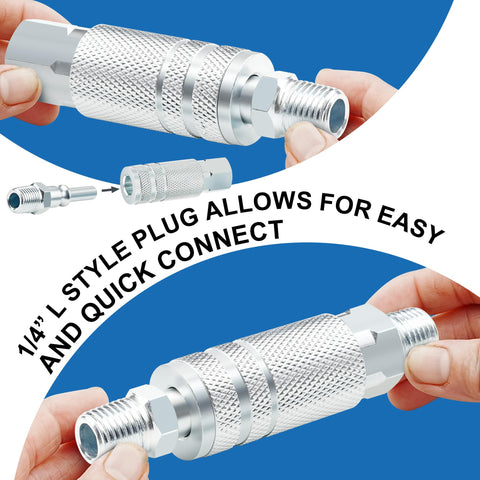 HOOTSUM Lincoln L-style 1/4-inch male plug provides durable connections.