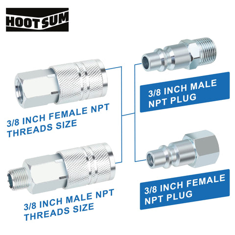 HOOTSUM six locking balls design ensures secure connection retention