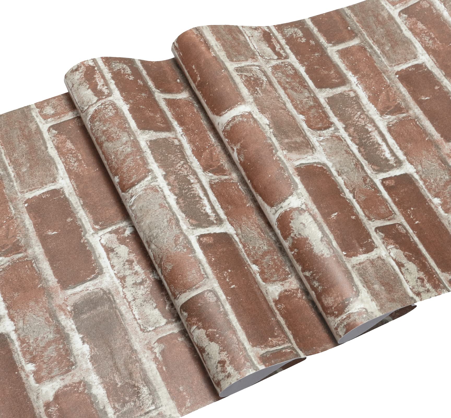 Hopeak red brick wallpaper ideal for kitchen decoration