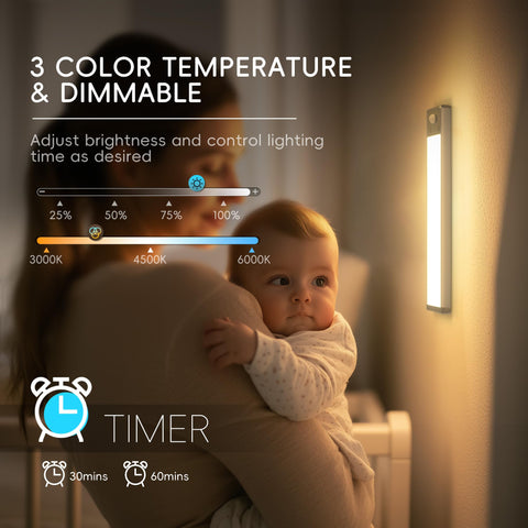 Hopedone motion sensor light activates with movement for safe navigation