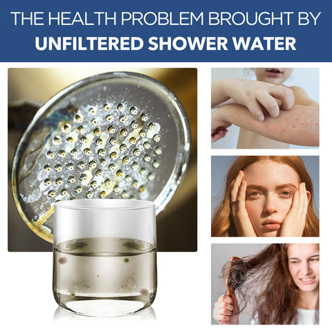 HOPOPRO 2-in-1 shower head and filter for convenient installation