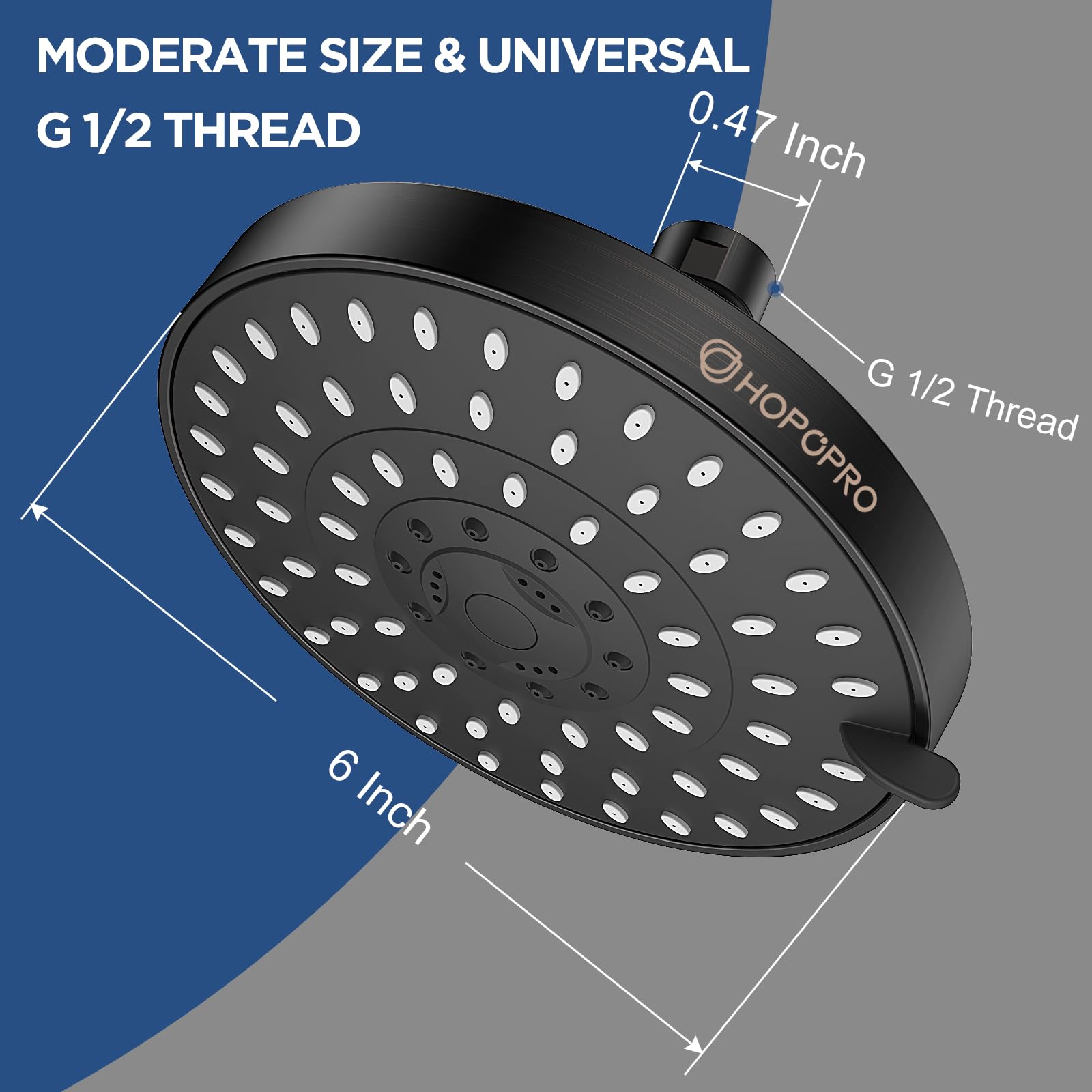 HOPOPRO nozzle closeup reveals 84 jets for even, high-pressure coverage