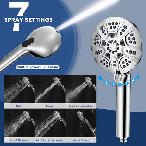 HOPOPRO 71-inch stainless steel hose provides extended reach and flexibility