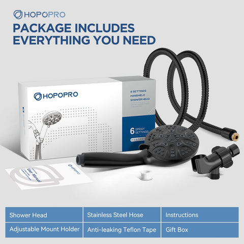 HOPOPRO bathroom shower replacement setup upgrades your daily routine.