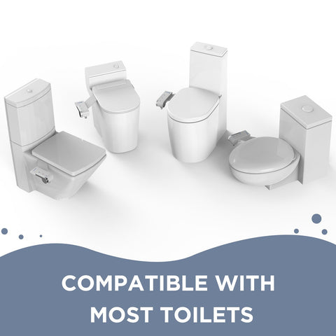 HOPOPRO compact design fits many toilet configurations in small spaces.