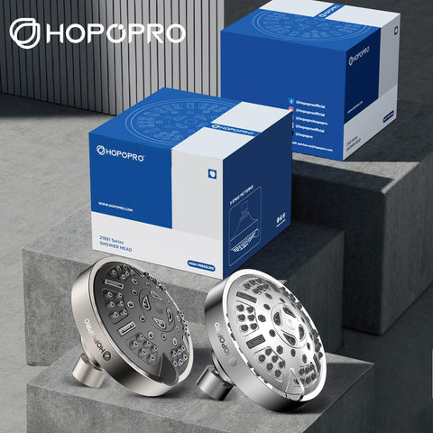 HOPOPRO brushed nickel finish for a durable, modern bathroom look.