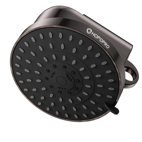 HOPOPRO high-flow shower head with 6-inch panel for wide coverage.