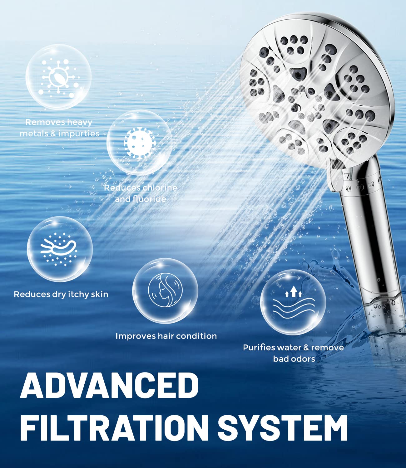 HOPOPRO high-pressure spray demonstrates broad rainfall coverage.