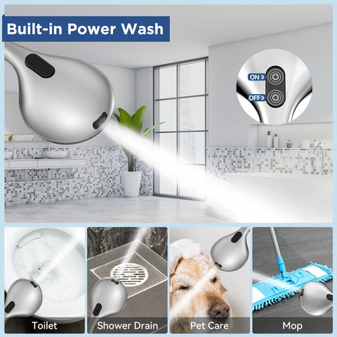 HOPOPRO six spray modes image highlights versatile showering and rinsing options.