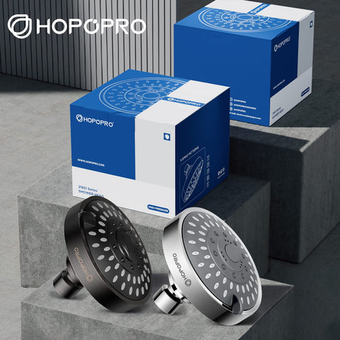 HOPOPRO five-mode pressure boost enables spa-like showers at home.