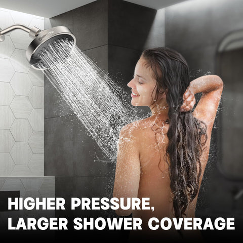 HOPOPRO universal G1/2-inch thread fits standard shower arms.