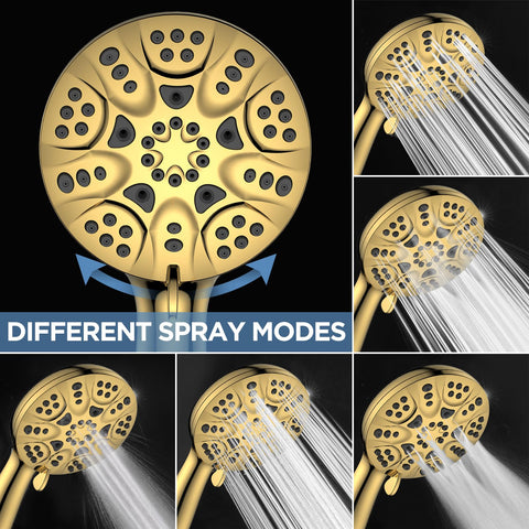 HOPOPRO brass swivel joint offers flexible angle adjustments.
