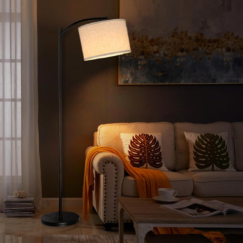 HoperBriwght lamp beside couch supports comfortable reading sessions