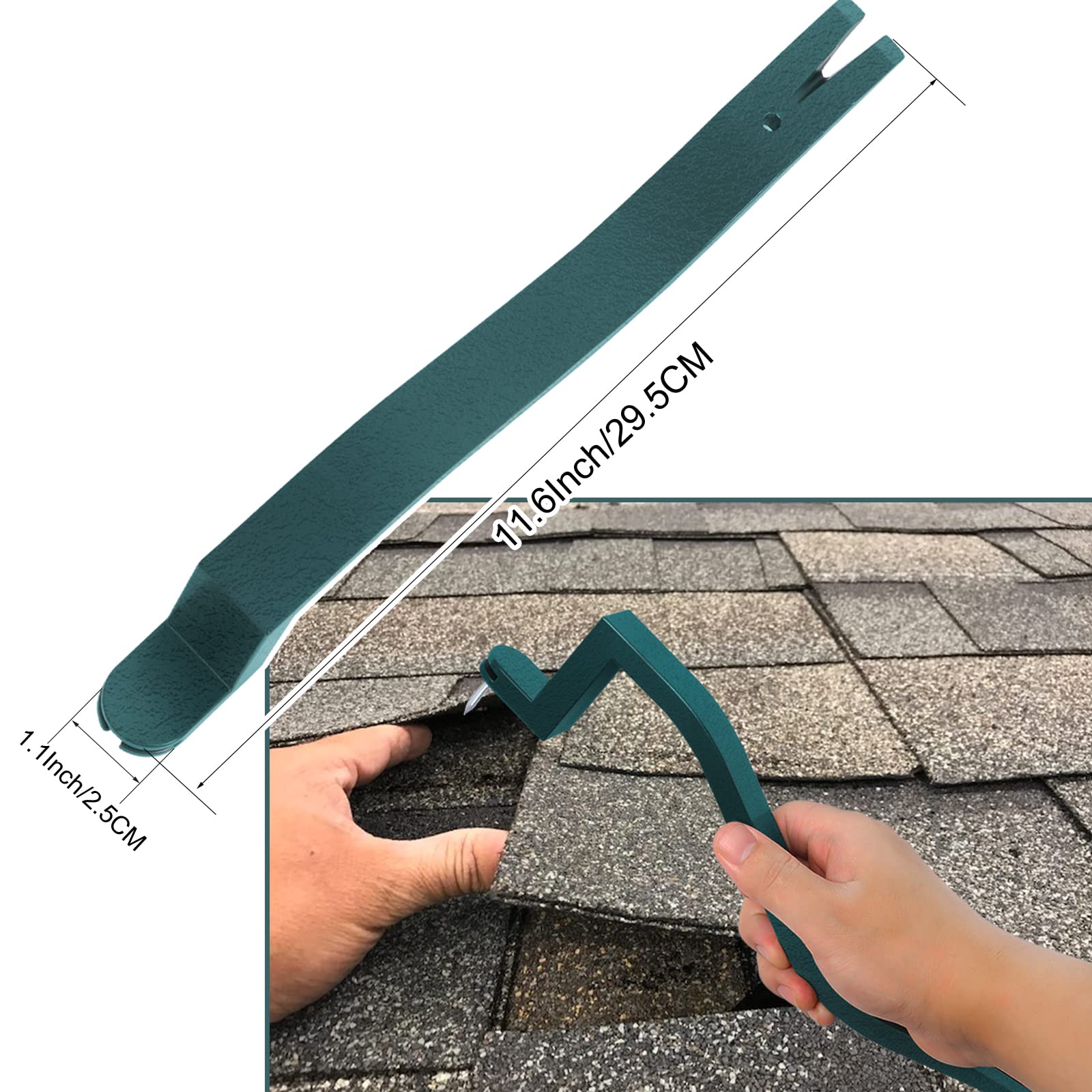 Hoqqf heavy-duty nail pry bar demonstrates leverage for easier repairs