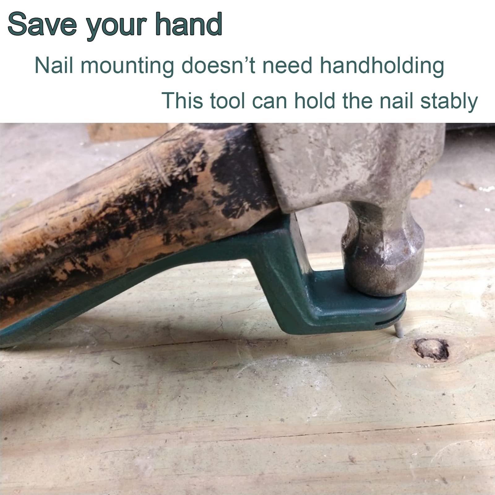 Hoqqf lever-assisted pull simplifies nail extraction with less effort