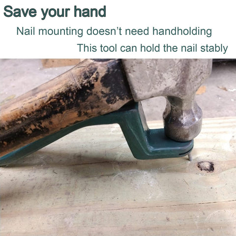 Hoqqf lever-assisted pull simplifies nail extraction with less effort