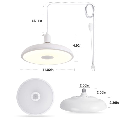 Installation options: ceiling or pendant mount for HOREVO fixture