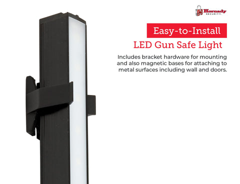 Hornady 20-LED white safe light provides versatile illumination for hallways.