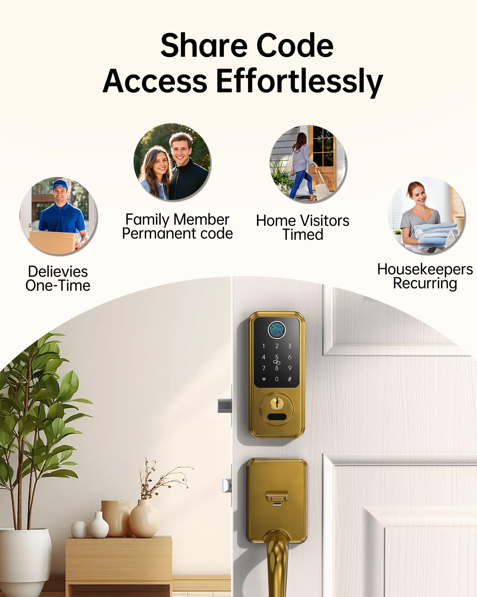 Hornbill auto-lock and one-touch locking for convenience