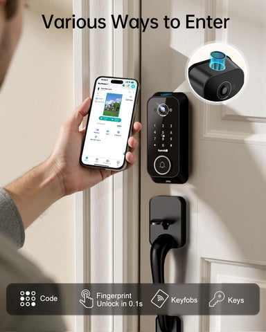 Hornbill fingerprint ID entry panel for fast, secure access.
