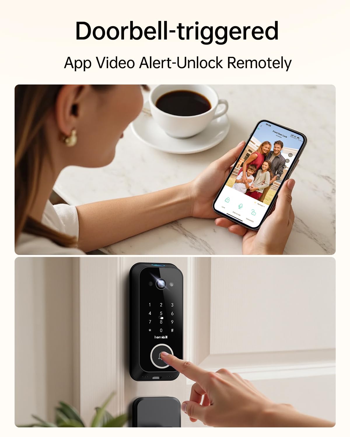 Remote control via WiFi 2.4G for convenient access from anywhere.