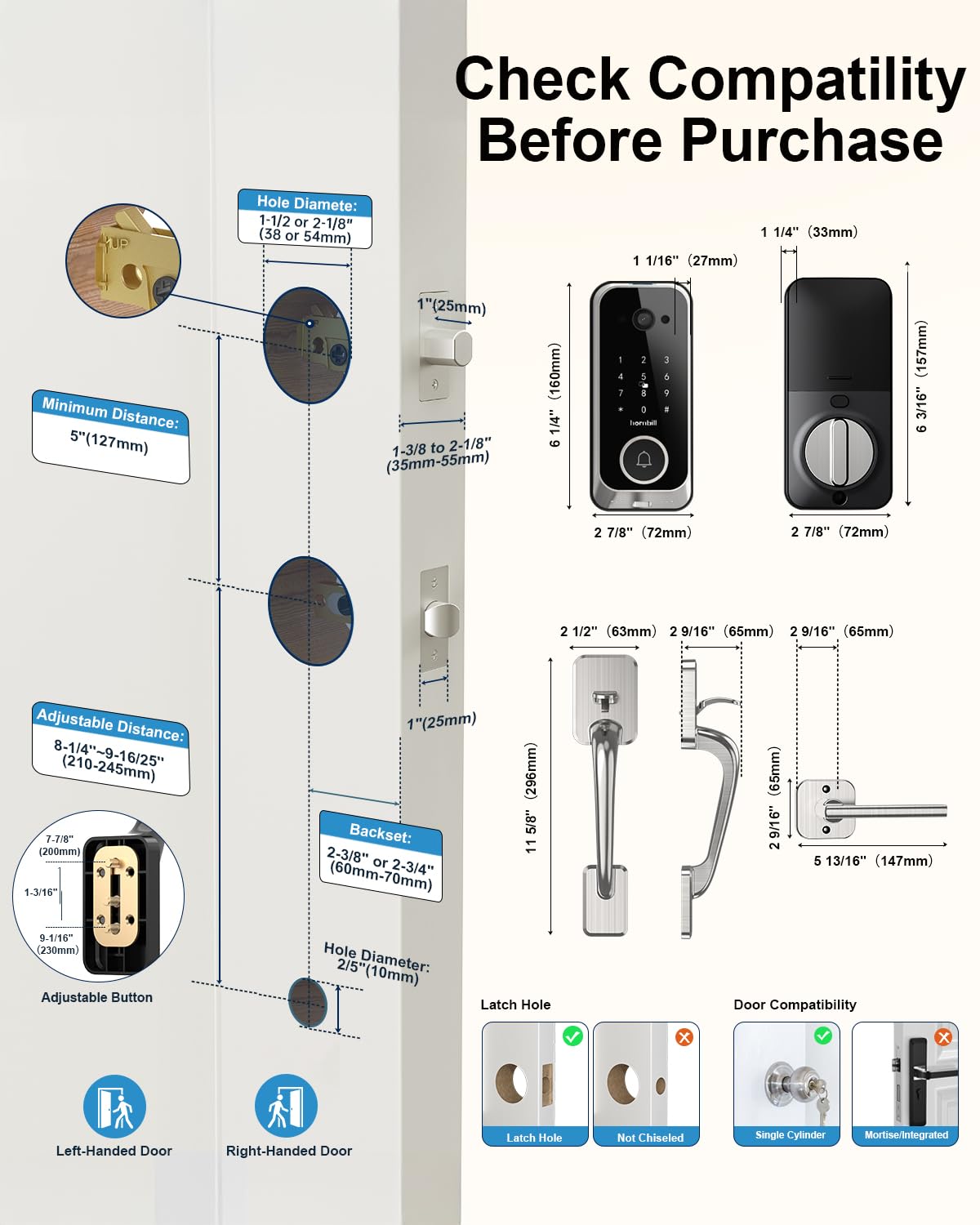 Hornbill remote management app enables convenient door control.