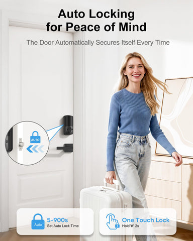 Hornbill voice control with Alexa or Google enables hands free locking.