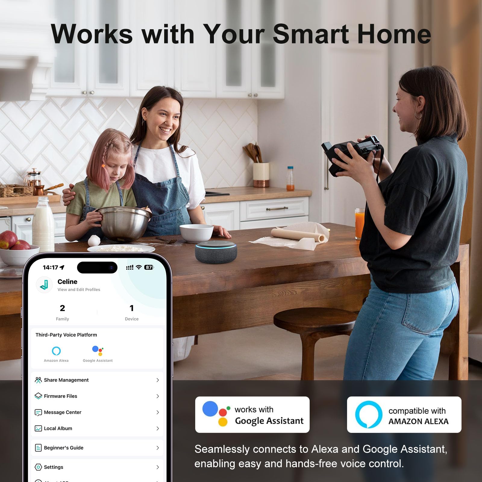 Hornbill WiFi smart lock keypad entry offering keyless convenience