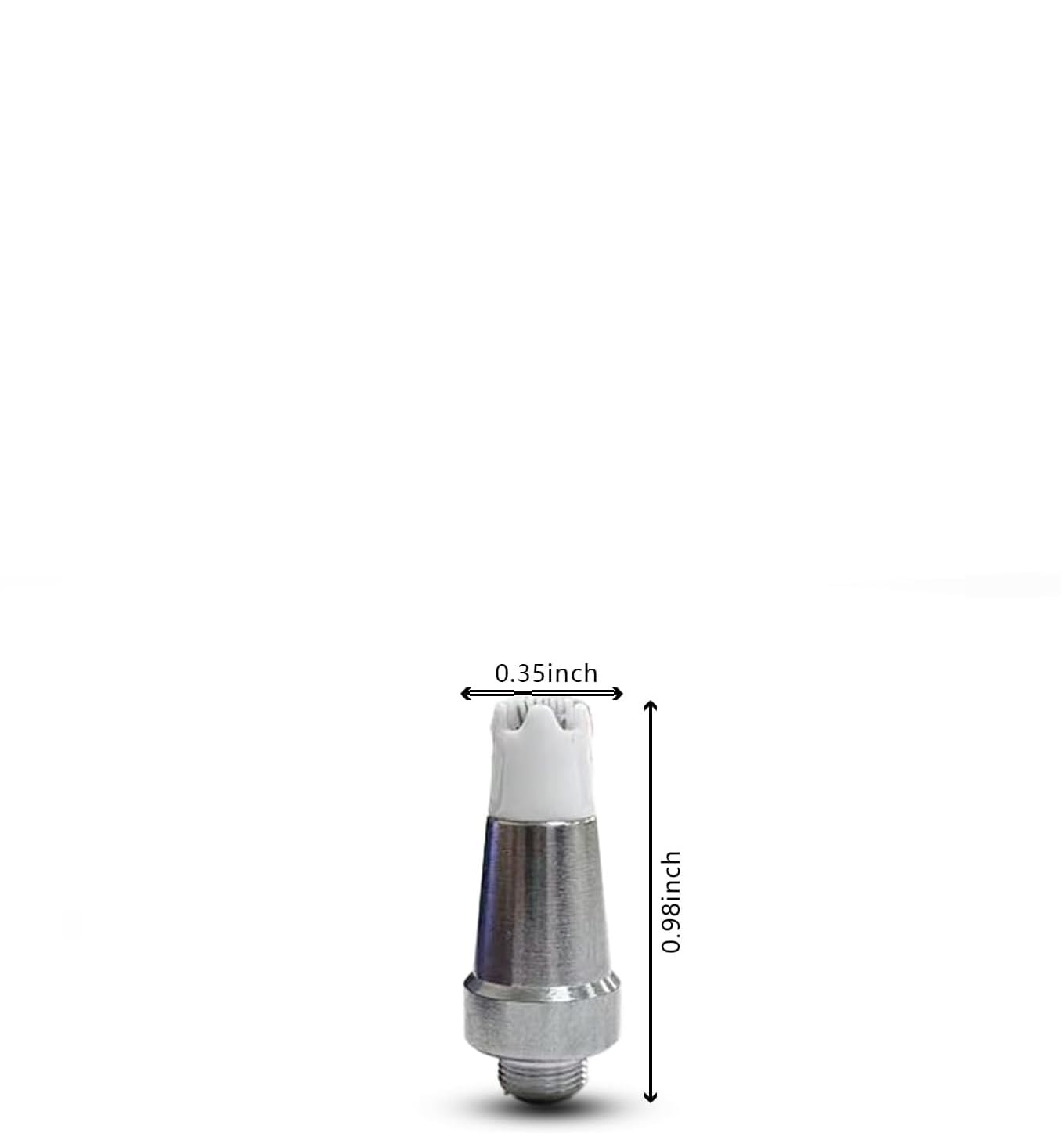 HORNEDI Seahorse Tips II 510-thread fit with 1.2-ohm ceramic tip for durability.