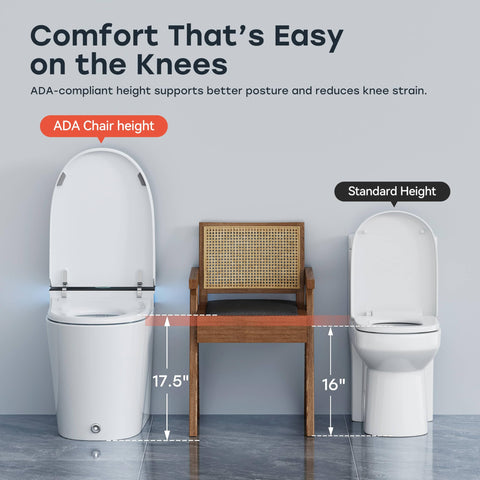 HOROW Artistic Bidet Toilet self-cleaning nozzle in action after use