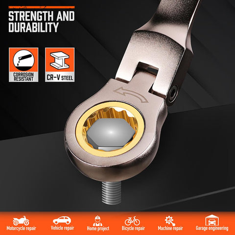 HORUSDY 72-tooth ratchet with smooth engagements