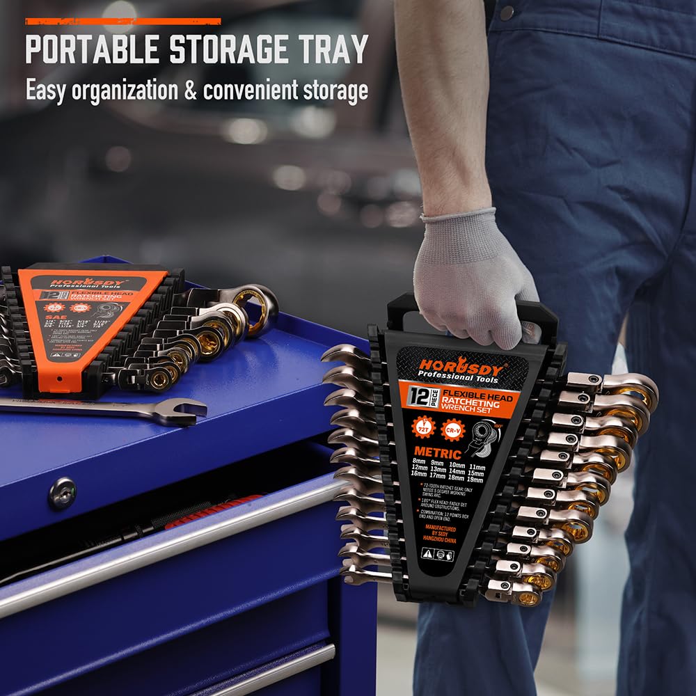 HORUSDY nickel-plated finish resists rust and wear