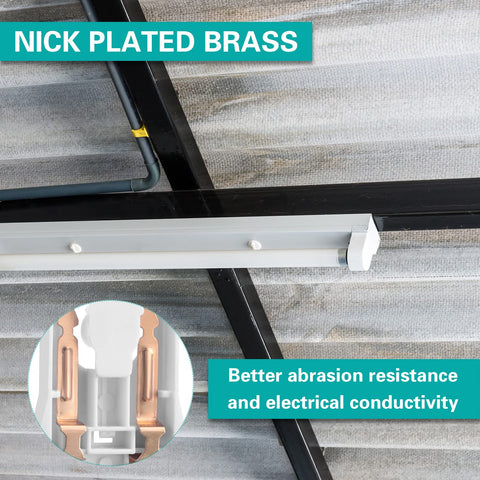 Hortsun 100-pack tombstone sockets enable bulk LED retrofits.