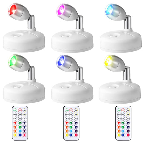 Hortsun six-piece indoor LED spotlight package for versatile room accents.