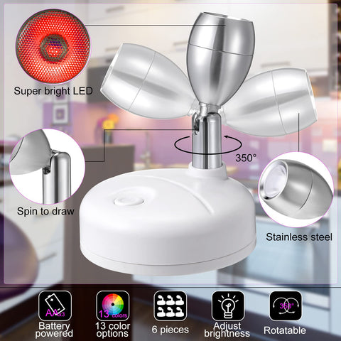 Hortsun rotatable metal head spotlight offers wide adjustability for flexible lighting.