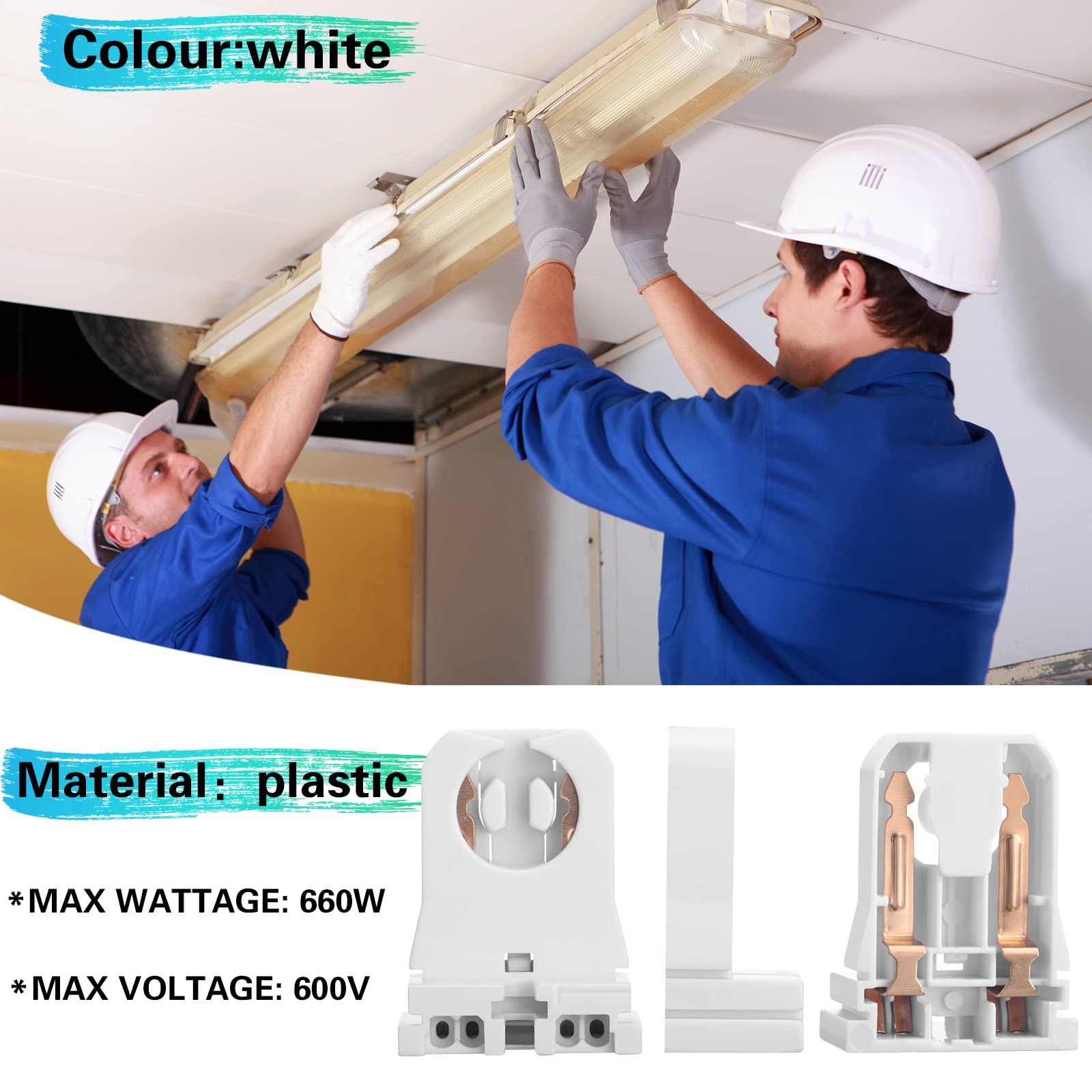 Hortsun wide-application socket suitable for office, home, basement lighting upgrades.