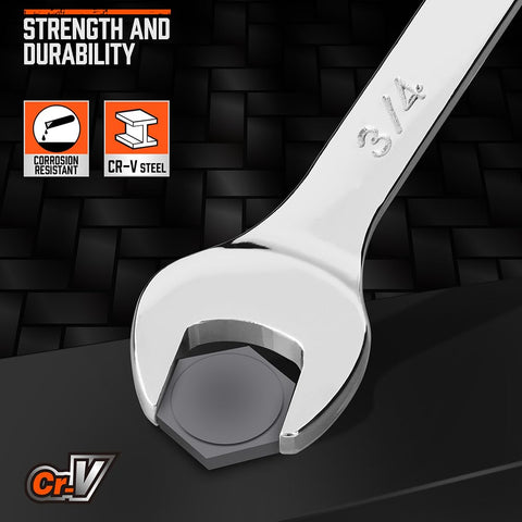 HORUSDY 15-degree offset helps reach tight spaces