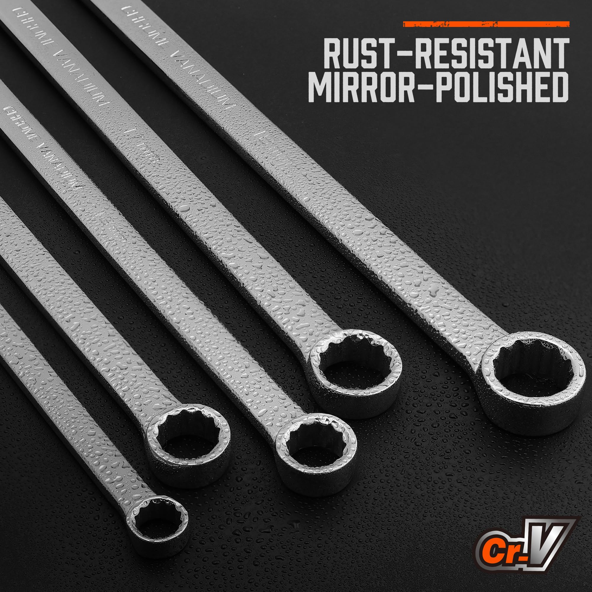 HORUSDY 12-point design increases bolt contact for secure grip.