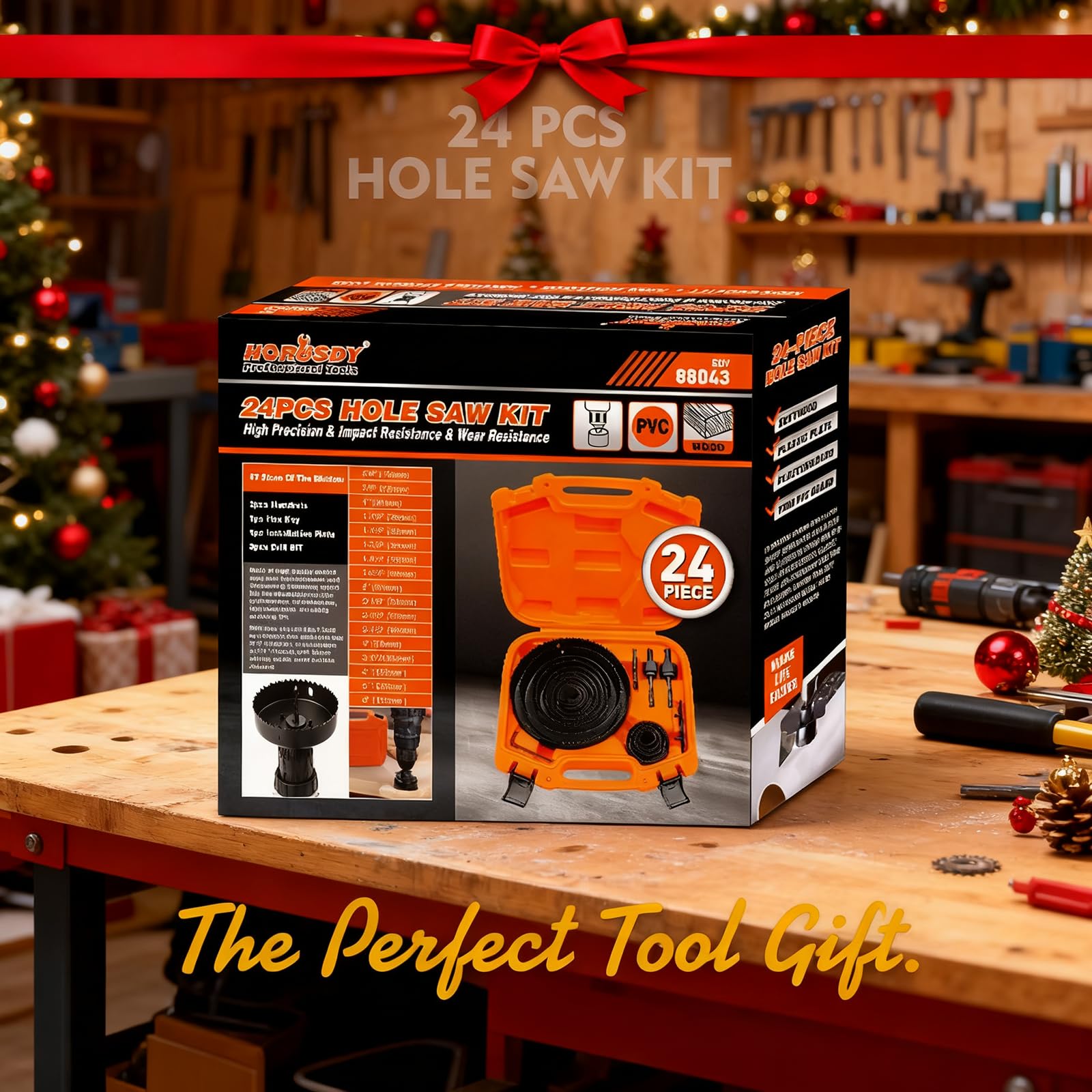 HORUSDY 17-piece saw blades enable fast, precise cuts for DIY projects.