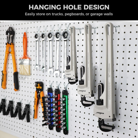 HORUSDY tool gripping large-diameter pipes for strong bite