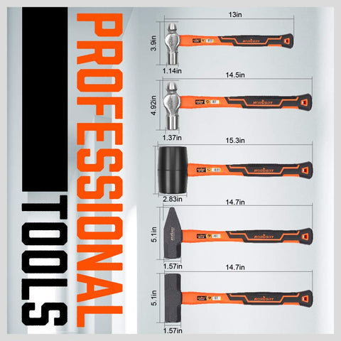 HORUSDY 3 lb sledge hammer for tough demolition tasks.