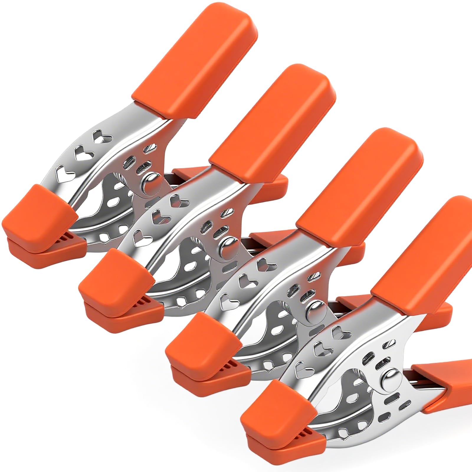 HORUSDY 8-inch spring clamp in action for secure grip