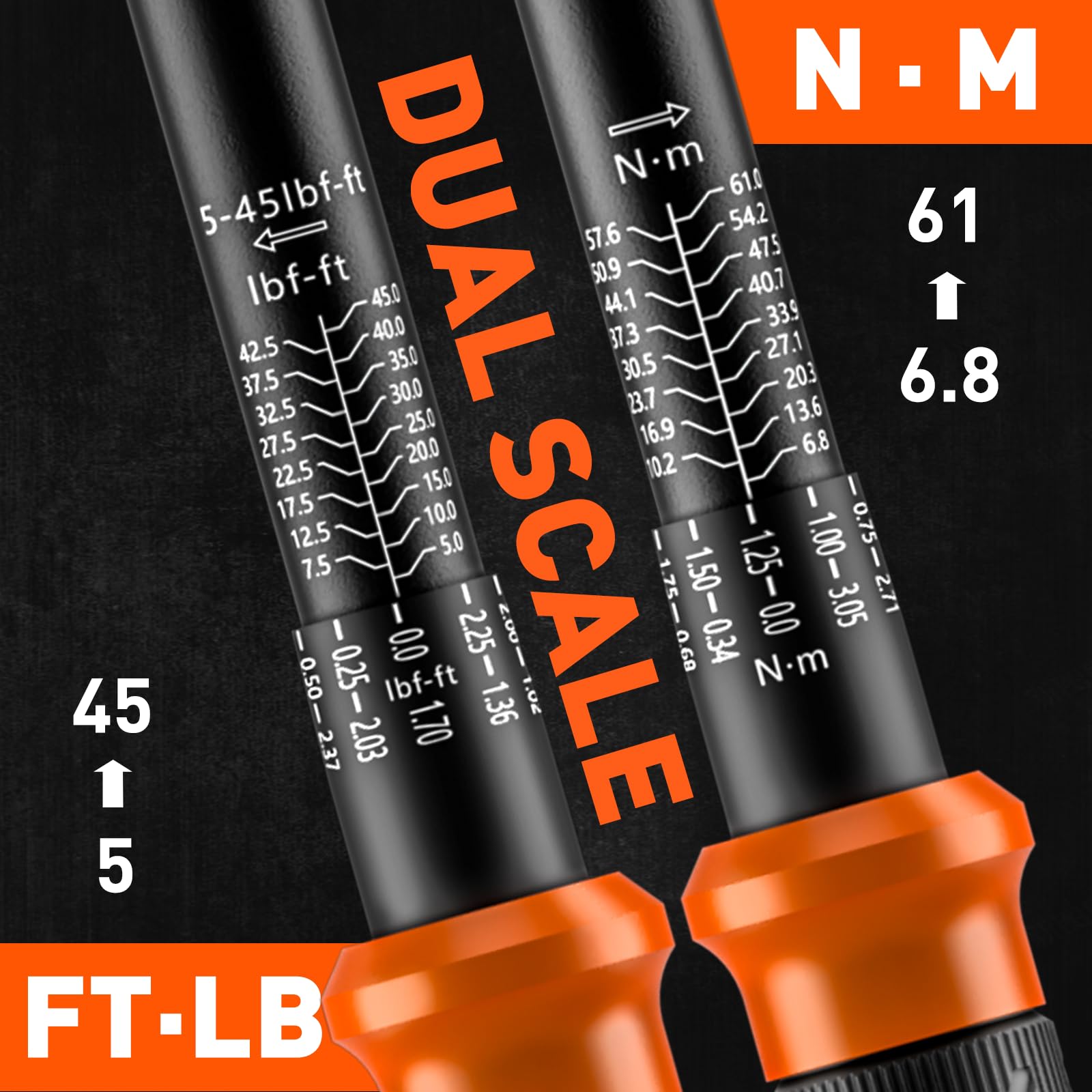 HORUSDY adapter 3-8 to 1-2 for larger fasteners.