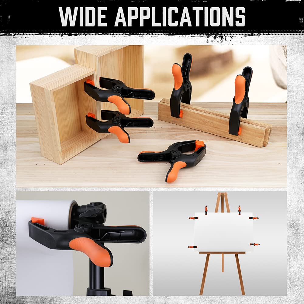 HORUSDY clamps suitable for art and crafts requiring dependable holds.