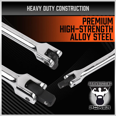 HORUSDY corrosion-resistant breaker bars suitable for tough environments