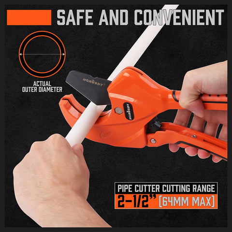 HORUSDY buckle enables compact, secure storage of the tool.