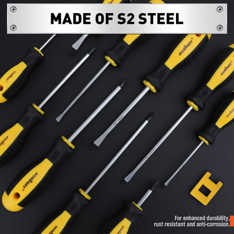 HORUSDY chromium-molybdenum-vanadium steel for durability.