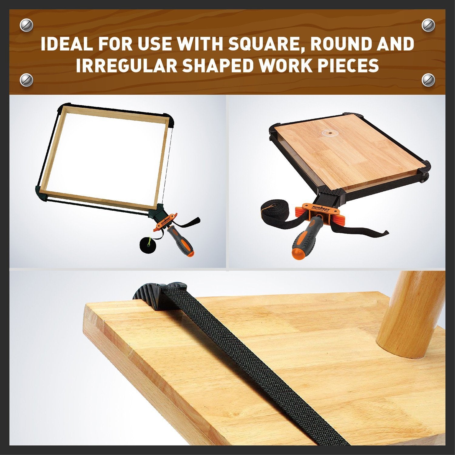 HORUSDY clamp kit helps DIYers manage drawers and frames.