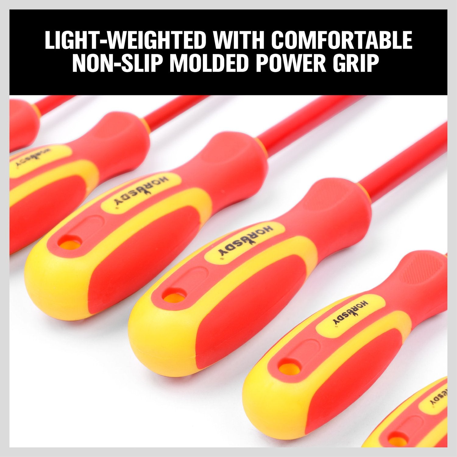 HORUSDY CR-V steel blades endure heavy use with heat treatment