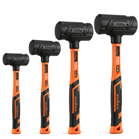 HORUSDY Dead Blow Hammer 0.5lb with no rebound for precise assembly tasks